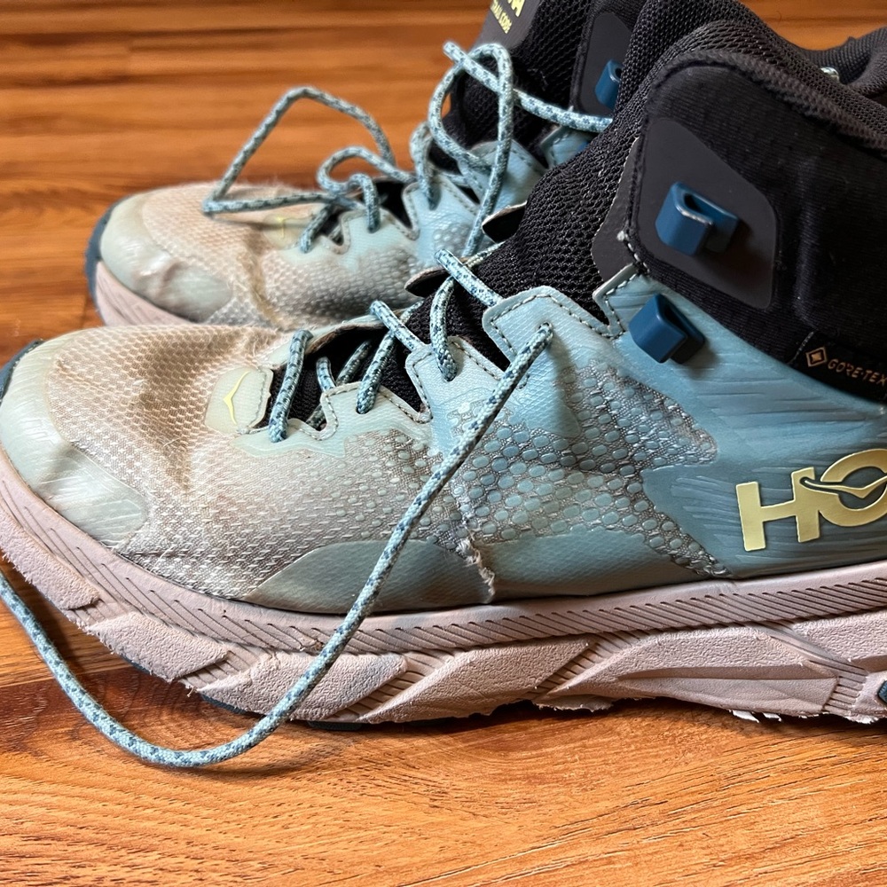 Hoka One One Women's Trail Code GTX Gore-Tex Vibram Hiking Boot Shoes Size 9B - Picture 6 of 10